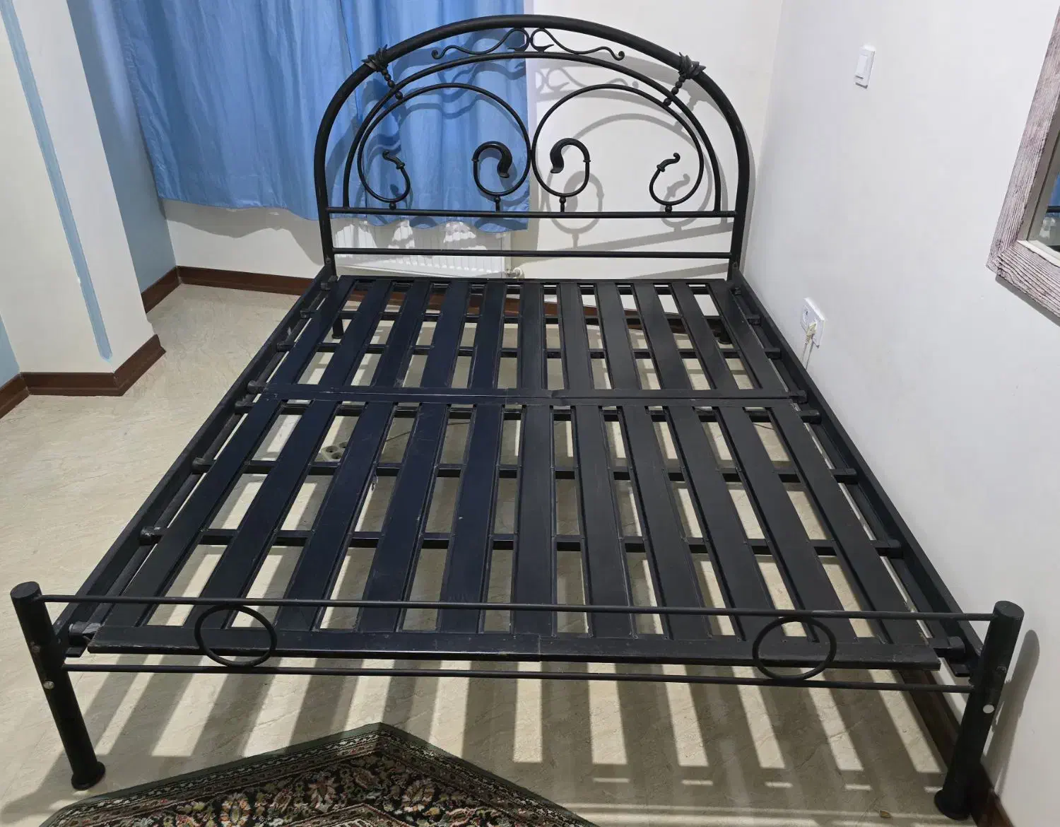 تخت دو نفره فرفوژه بدون خوشخواب|تخت و سرویس خواب|تهران, زعفرانیه|دیوار