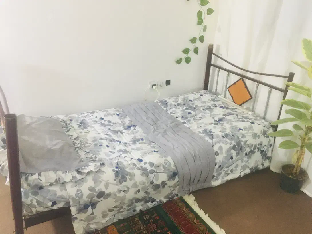 تخت خواب فلزی|تخت و سرویس خواب|قم, جمکران|دیوار