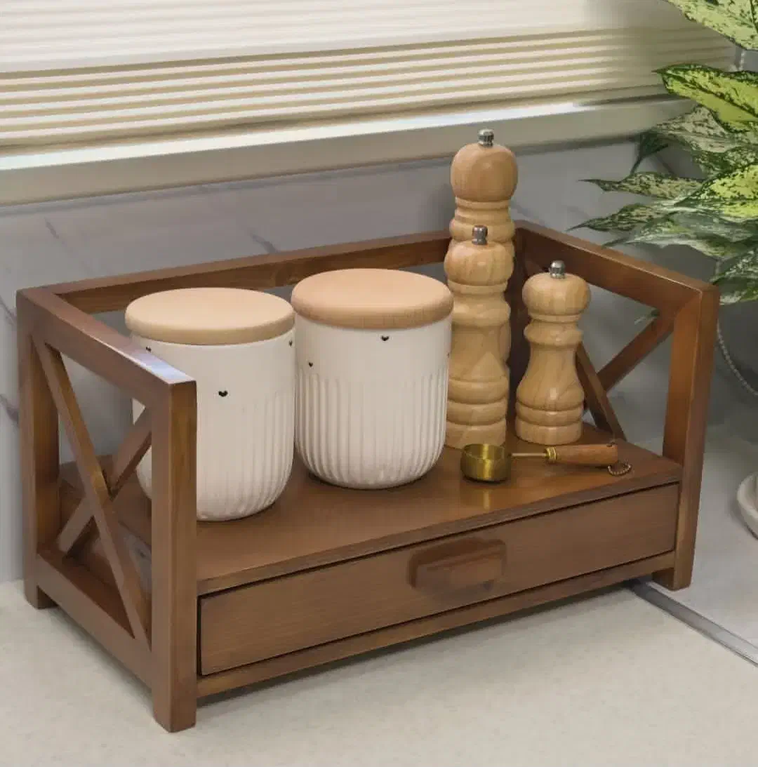 استند کشو دار چوبی|آب‌چکان و نظم‌دهنده ظروف|قزوین, |دیوار