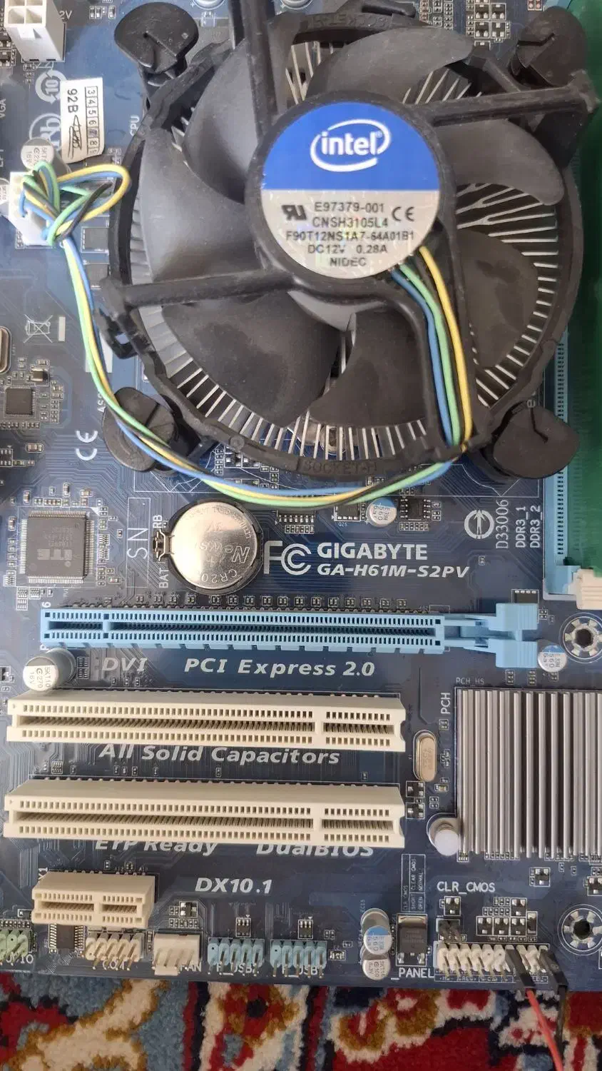 gigabyte h61 cpu i5 2400|قطعات و لوازم جانبی رایانه|قم, نیروگاه|دیوار