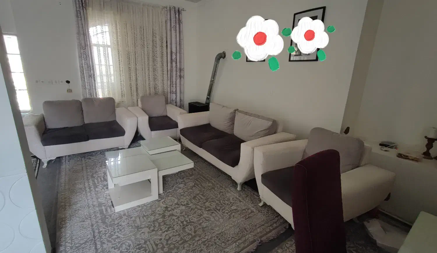 مبل ۷نفره|مبلمان خانگی و میز عسلی|شبستر, |دیوار
