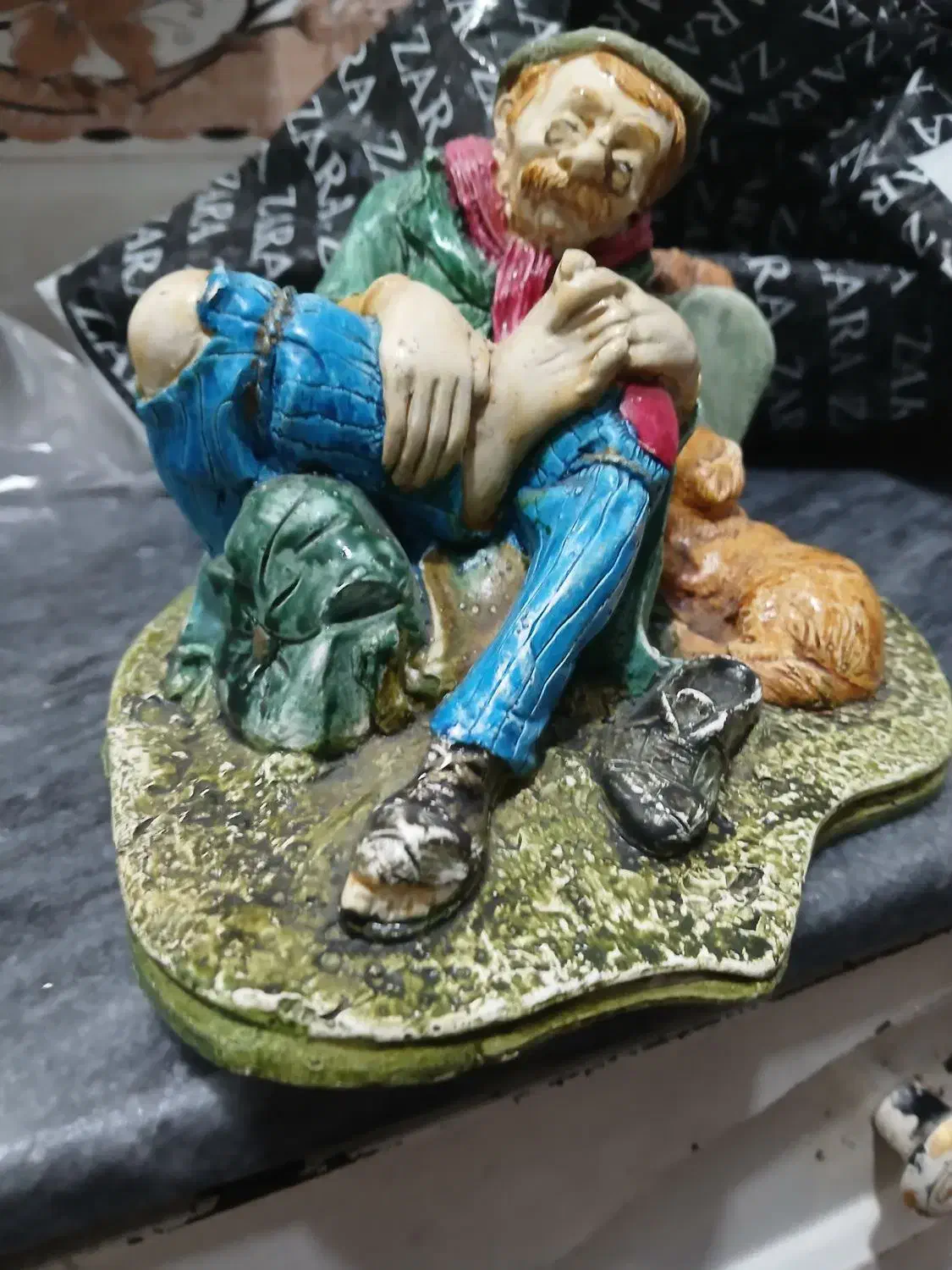 مجستمه پیر مرد|صنایع دستی و سایر لوازم تزئینی|نسیم‌شهر, |دیوار