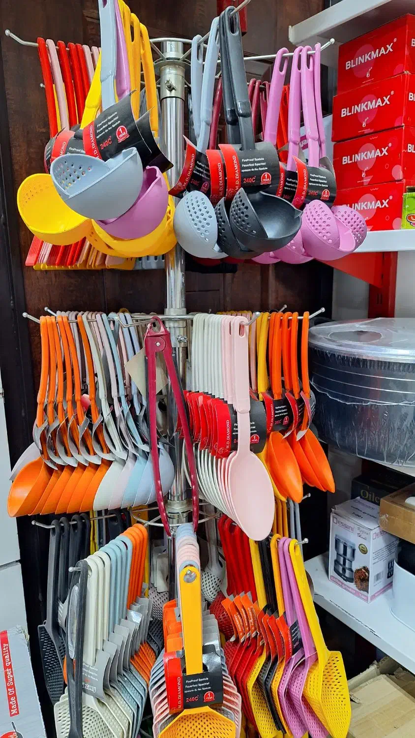 کفگیر و ملاقه نسوز|ظروف پختوپز|بیرجند, |دیوار