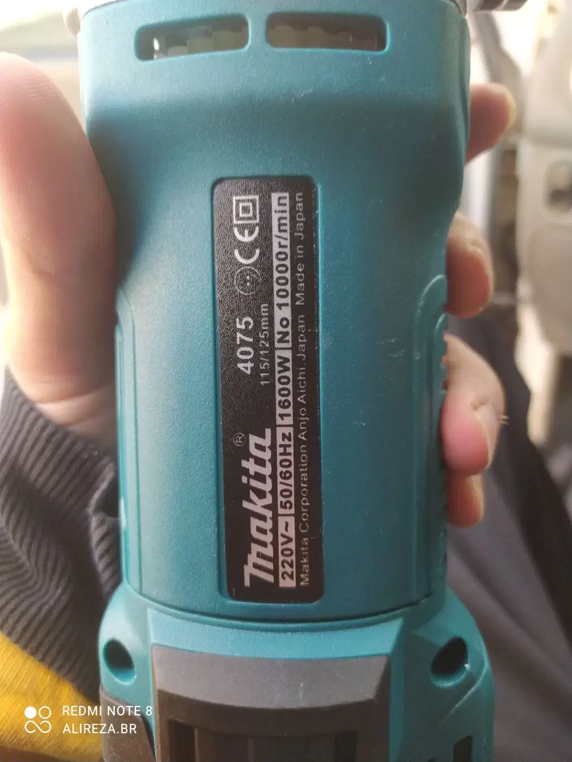 ماکیتای متوسط دیمردار اصل ژاپن کمیاب|ابزارآلات|لاهیجان, قیام|دیوار