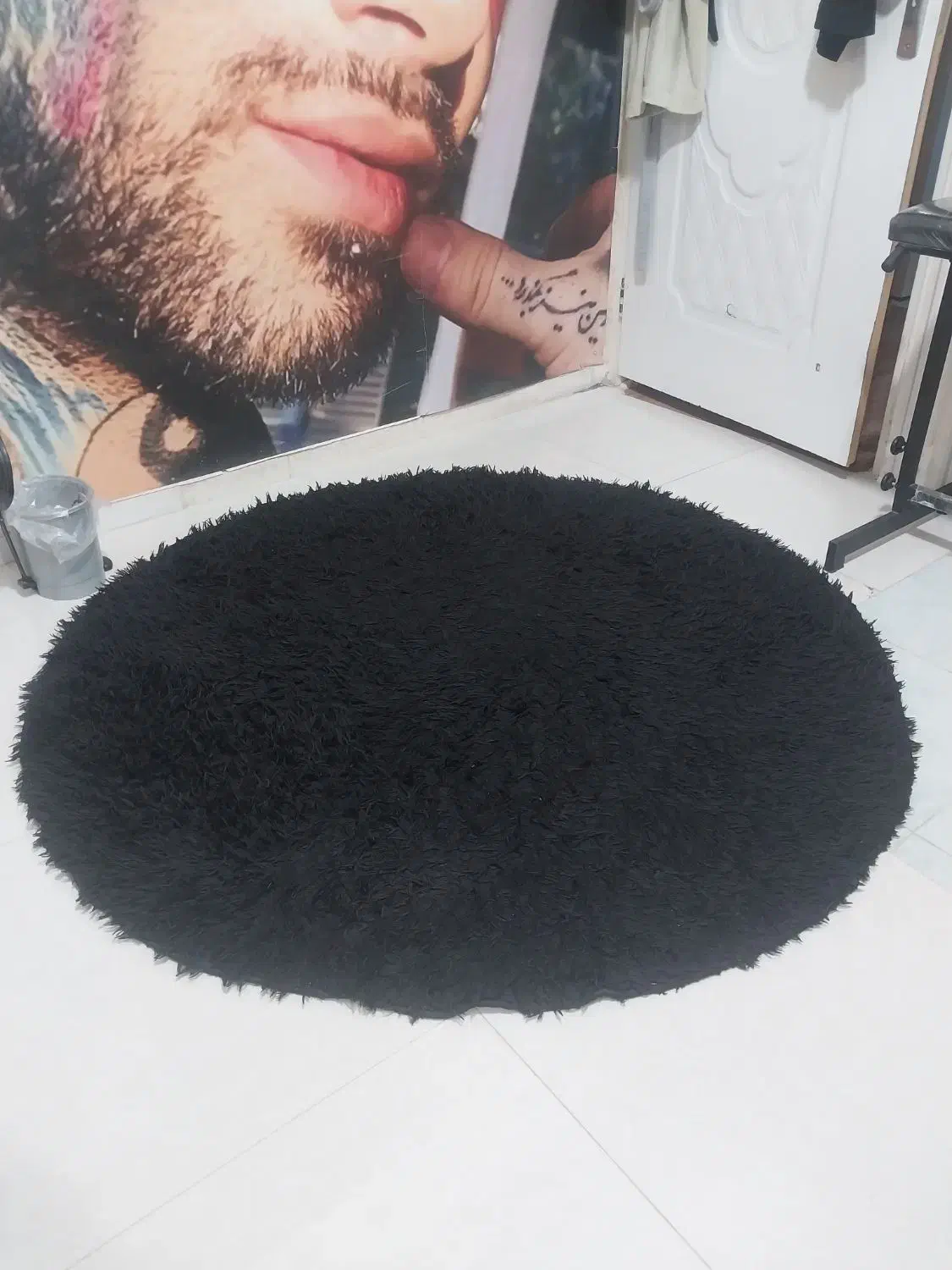 فرش گرد|فرش|قزوین, |دیوار