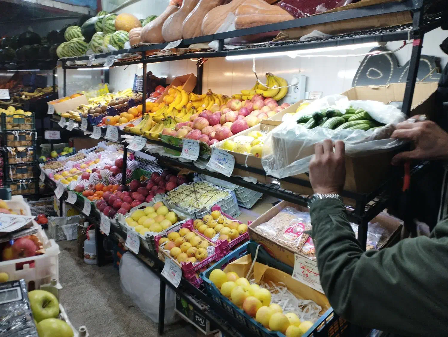 میز قفسه میوه فروشی|فروشگاه و مغازه|مشهد, چهارچشمه|دیوار