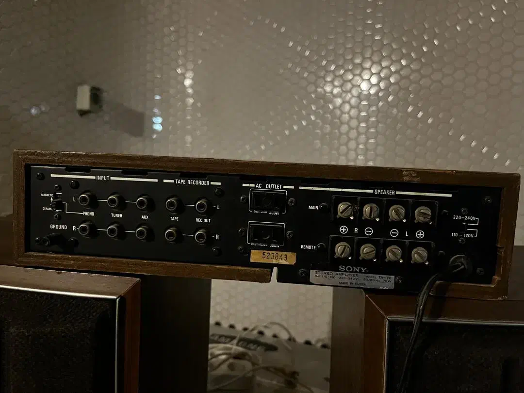 آمپلی سونی قدیمی بی نظیر|سیستم صوتی خانگی|تهران, شهرک نفت|دیوار