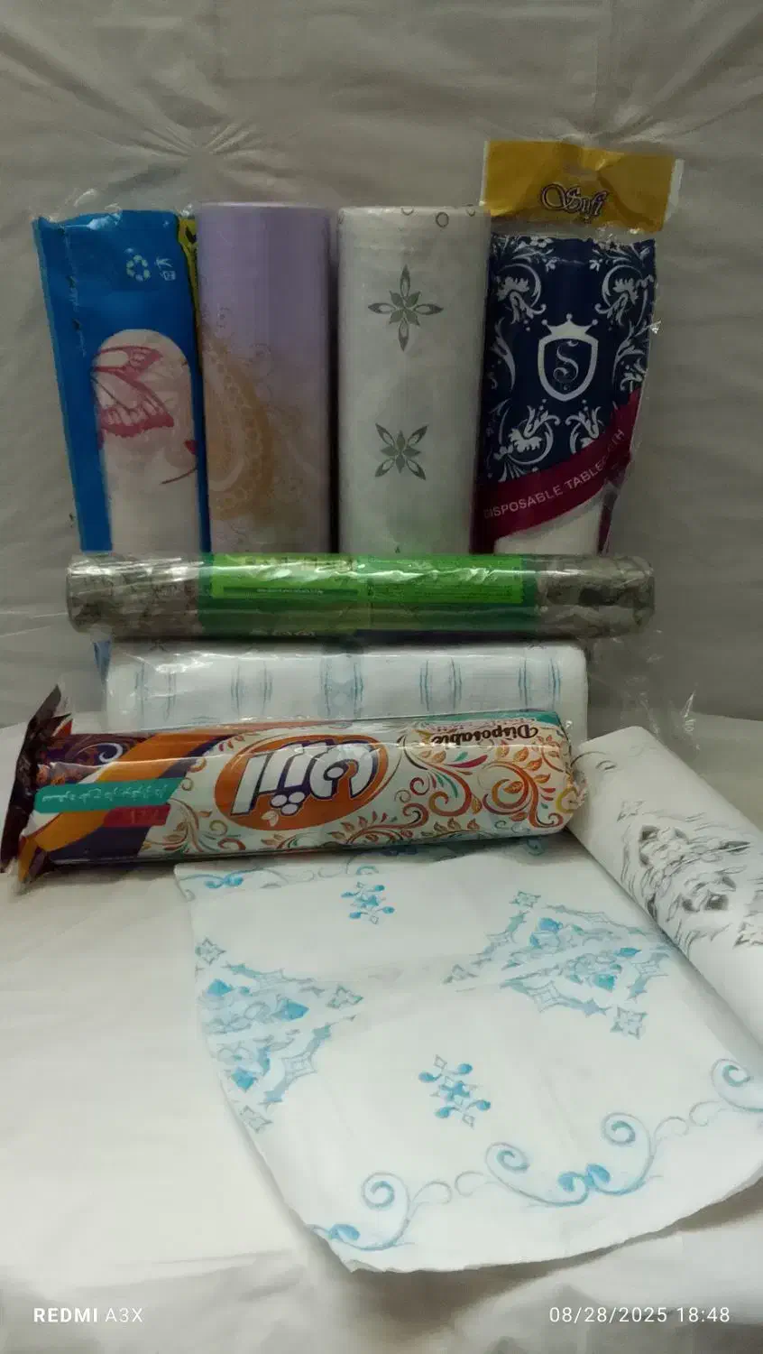 پخش و فروش سفره یکبار مصرف زیر قیمت بازار|ظروف نگهدارنده، پلاستیکی، یک‌بارمصرف|نوشهر, |دیوار