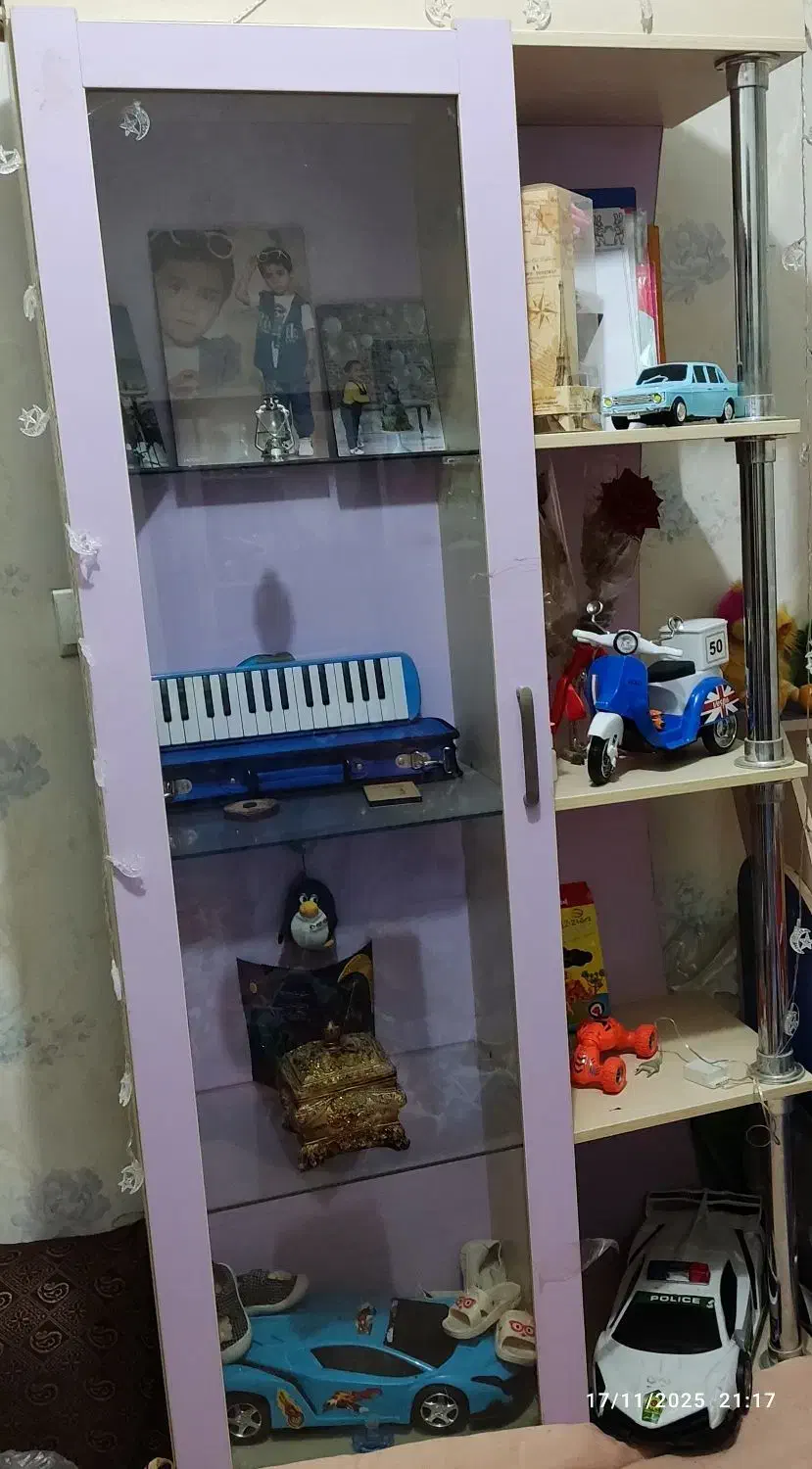 کمد ویترینی اتاق کودک|بوفه، ویترین، کنسول|اصفهان, مهدیه|دیوار