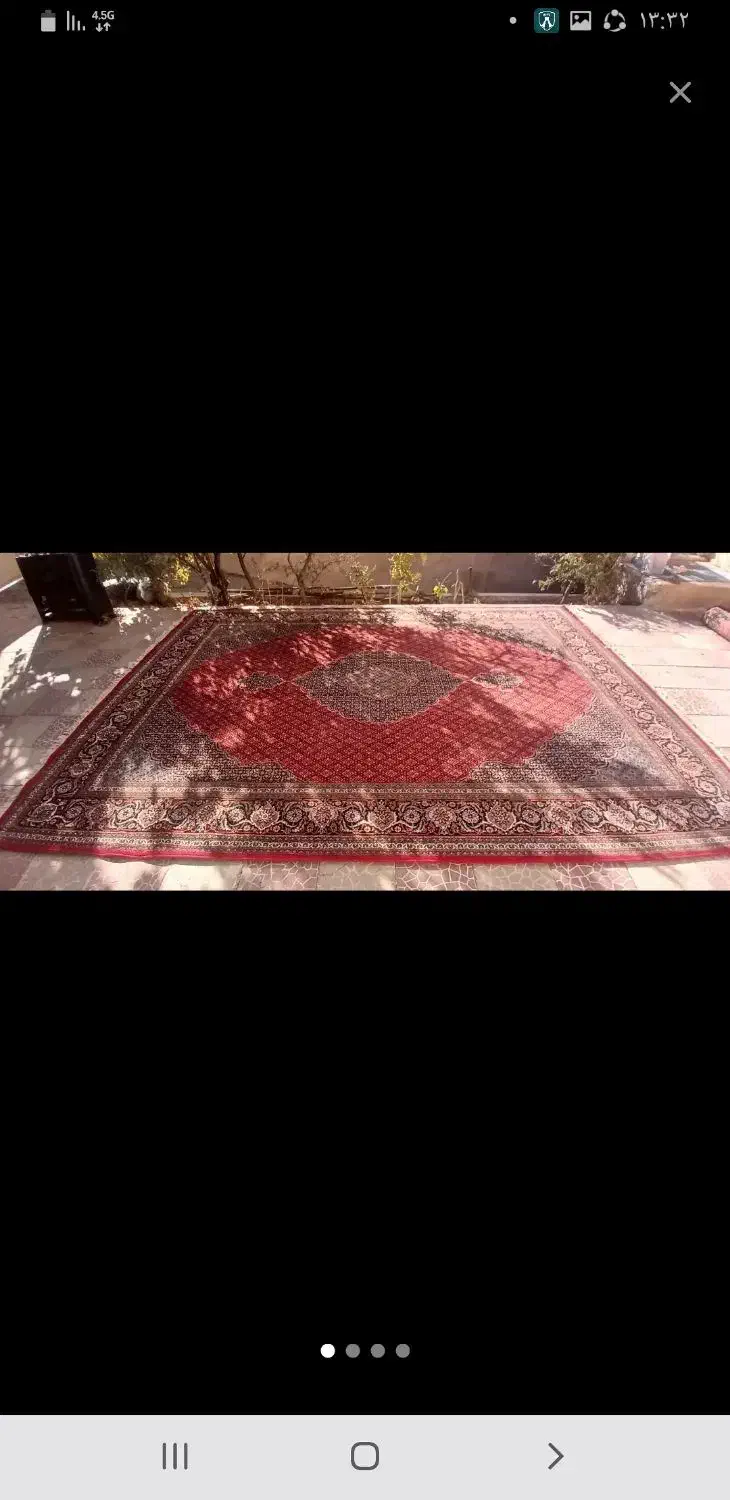 قالی طرح ریز قرمز|فرش|سنندج, |دیوار