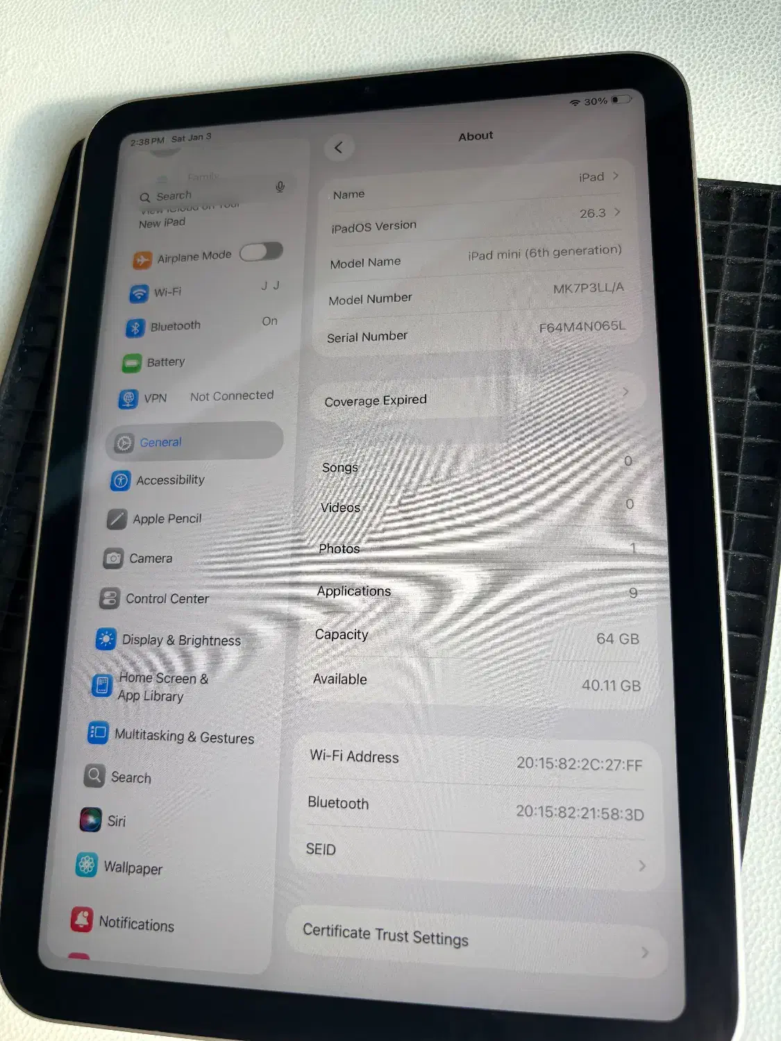 آیپد مینی ۶ iPad mini 6|تبلت|تبریز, |دیوار