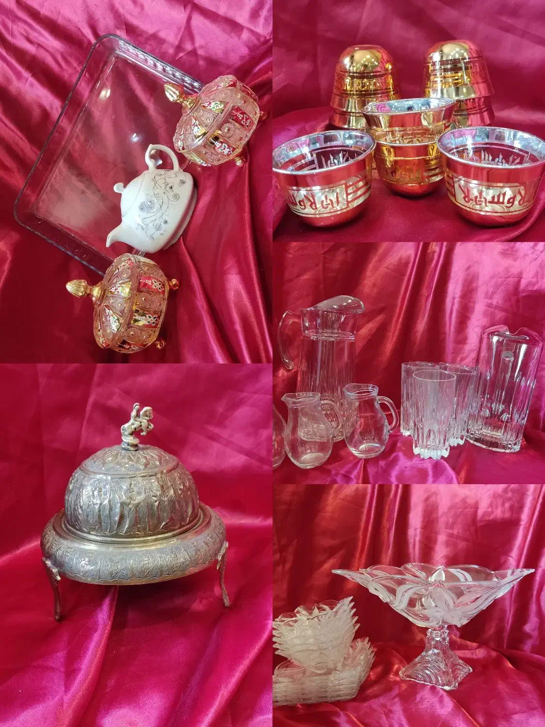 پنکه و ظروف قدیمی و مختلف|صنایع دستی و سایر لوازم تزئینی|تهران, شهرک غزالی|دیوار