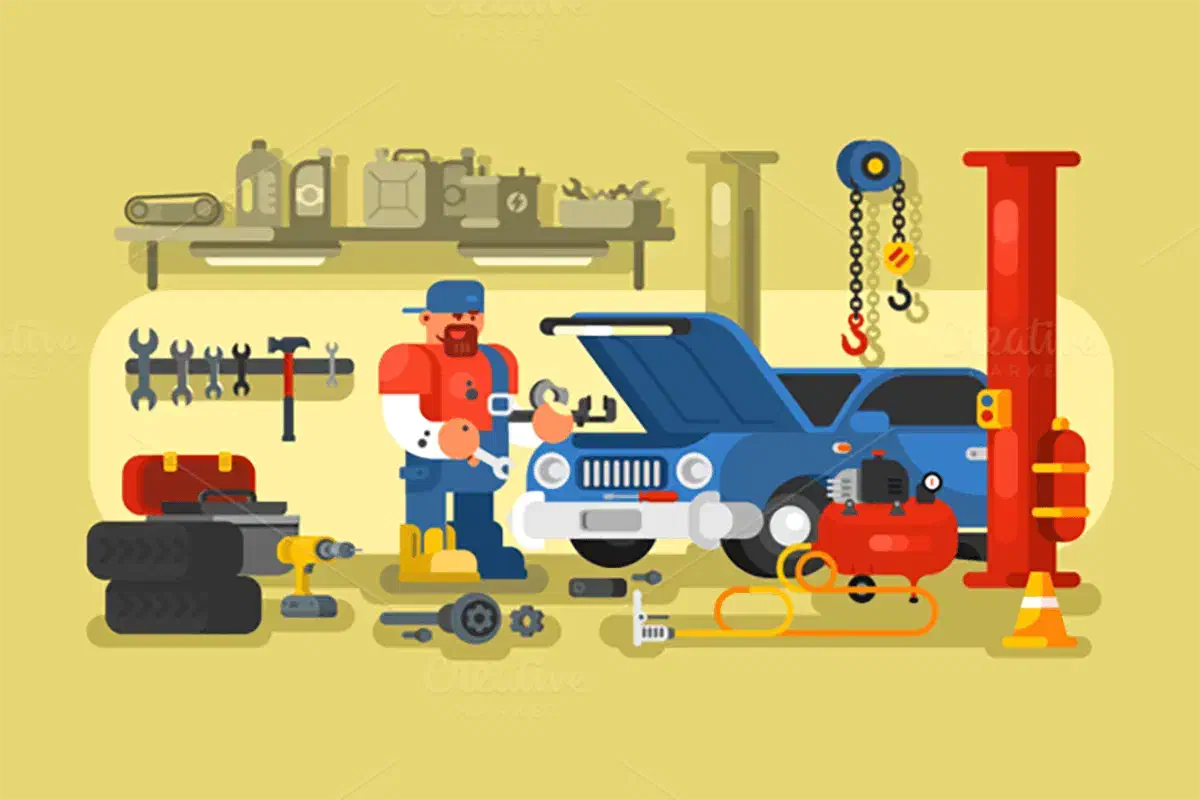 مکانیک جلوبندی سیار|خدمات موتور و ماشین|رباط‌کریم, رباط‌کریم|دیوار