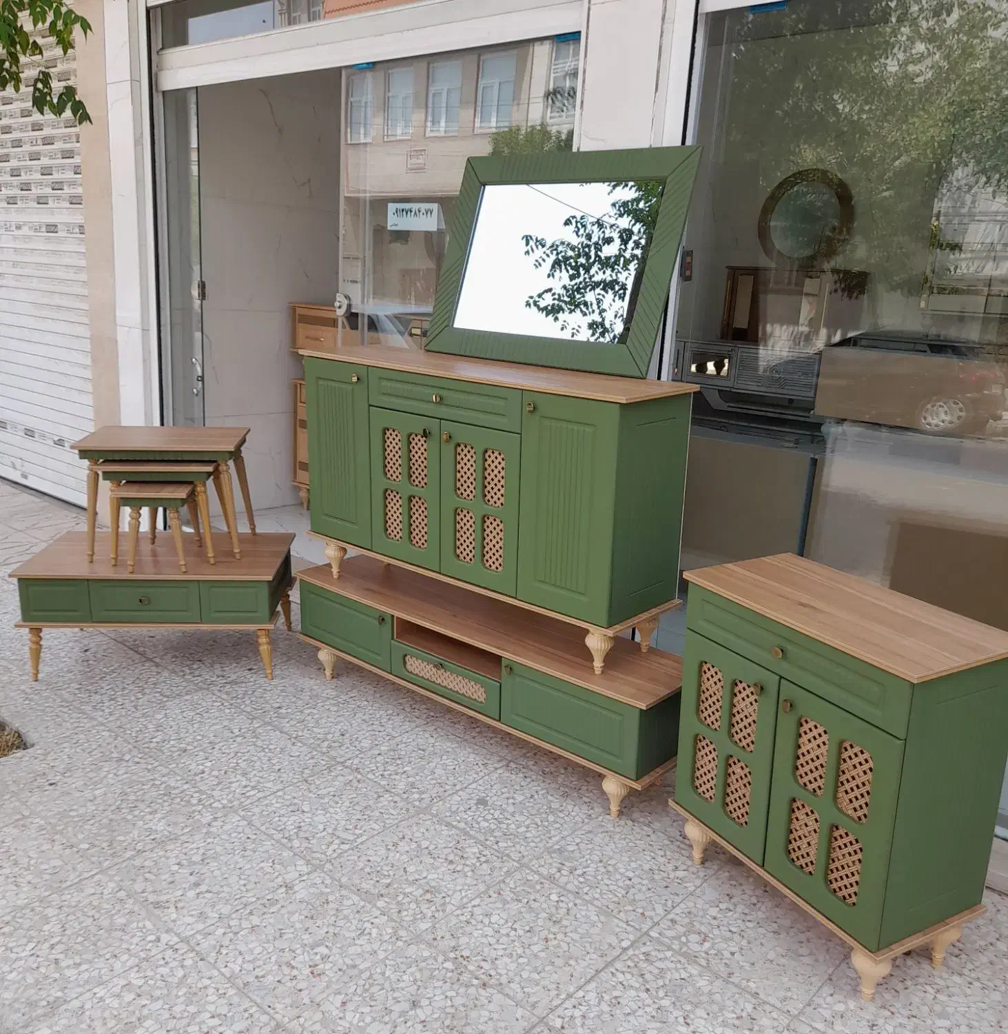 تولید وپخش انواع اینه کنسول، میز تی وی وجاکفشی|بوفه، ویترین، کنسول|قم, قلعه کامکار|دیوار