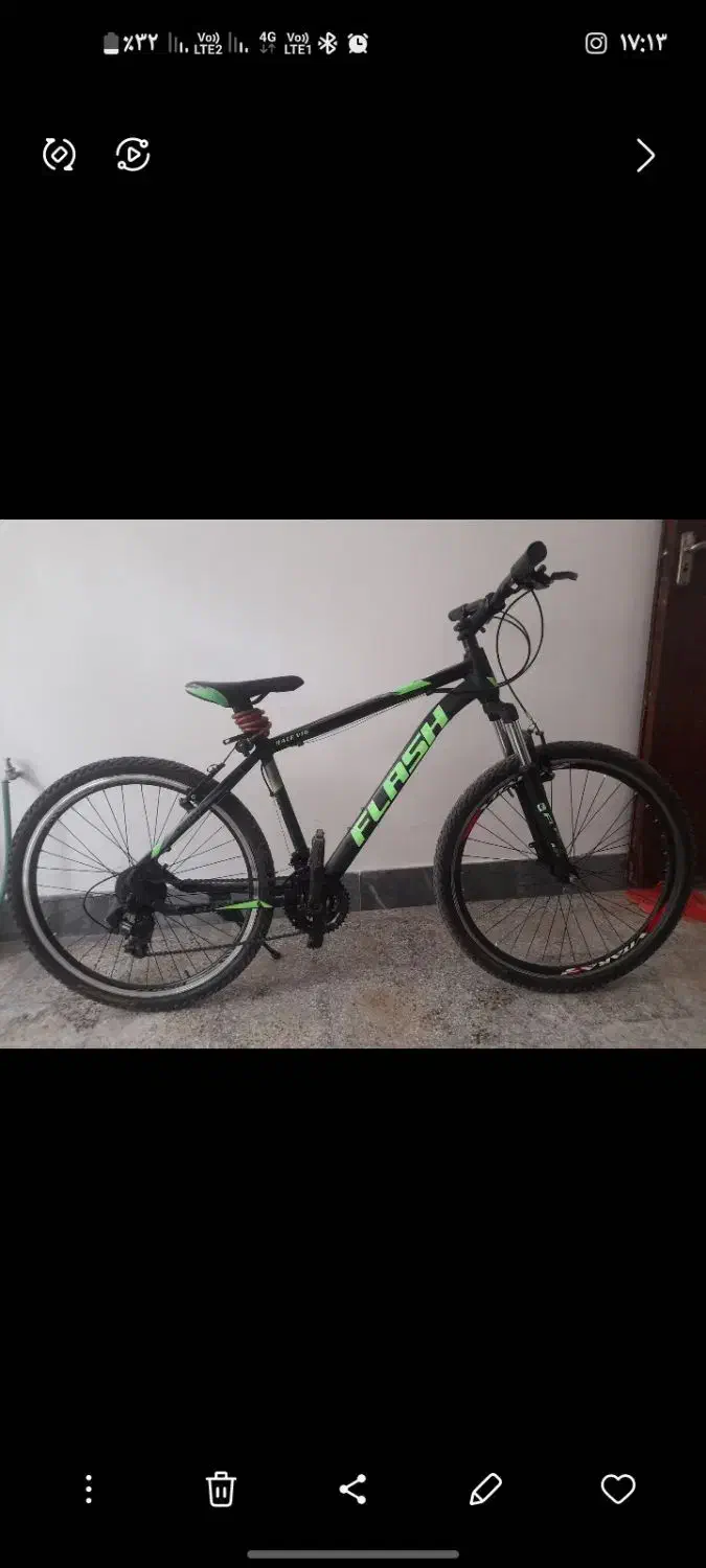 دوچرخه 27/5 آلمینیومی فلش نو|دوچرخه، اسکیت، اسکوتر|رشت, سلیمانداراب|دیوار