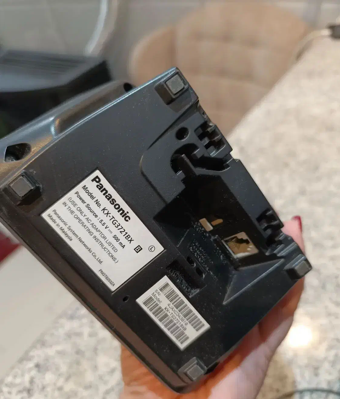 پاناسونیک KC-TG3721|تلفن رومیزی|یزد, |دیوار