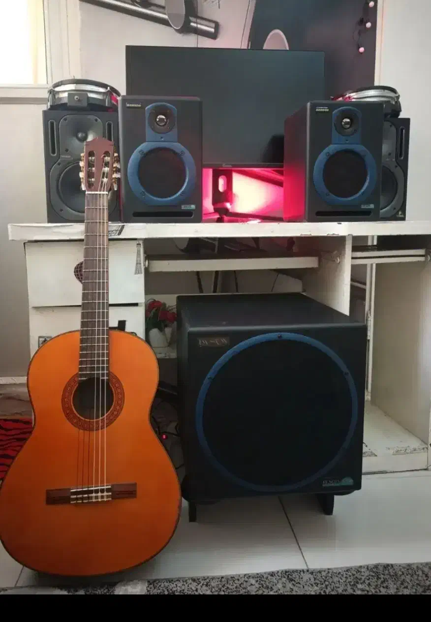 اسپیکر مانیتورینگ و ساب مانیتورینگ حرفه ای|آلات موسیقی|تهران, شهرک رضویه|دیوار