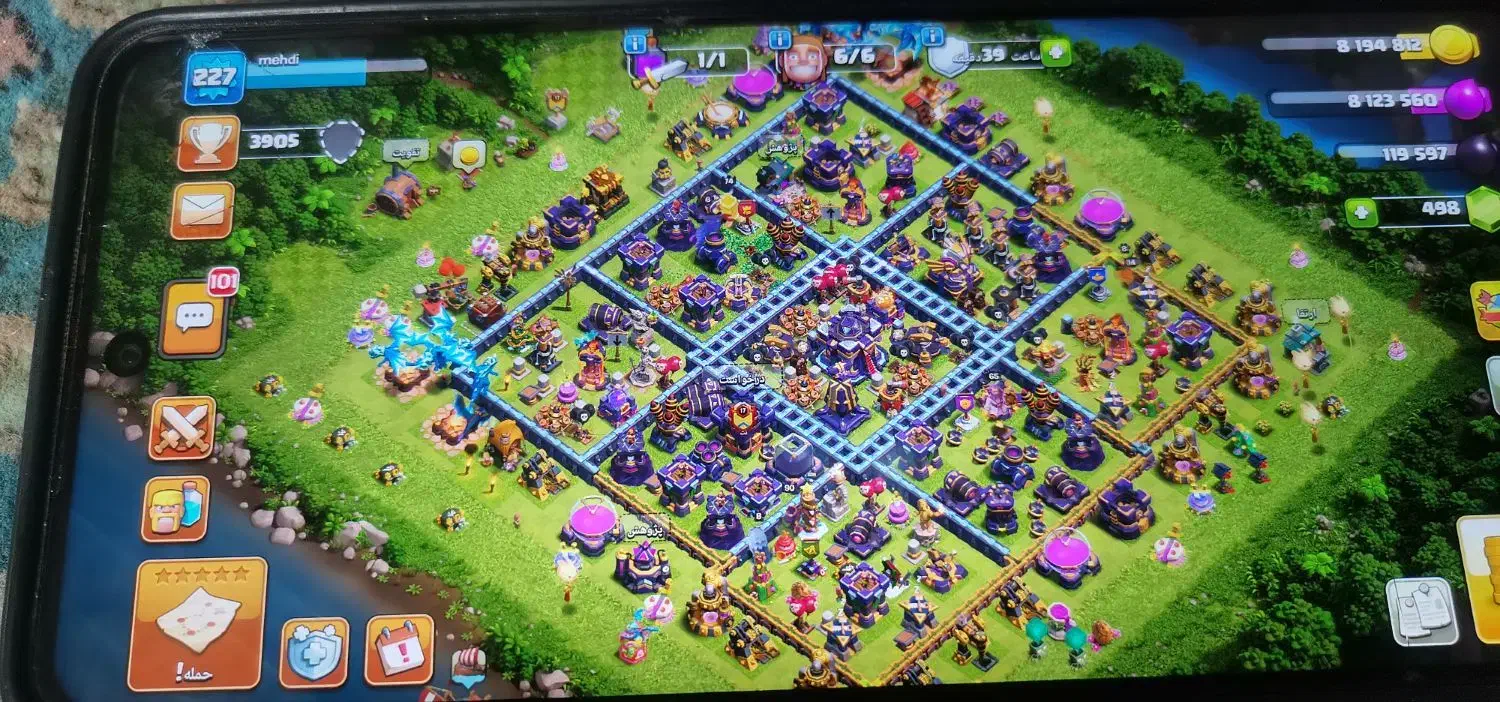 اکانت کلش|کنسول، بازی ویدئویی و آنلاین|قم, قلعه کامکار|دیوار