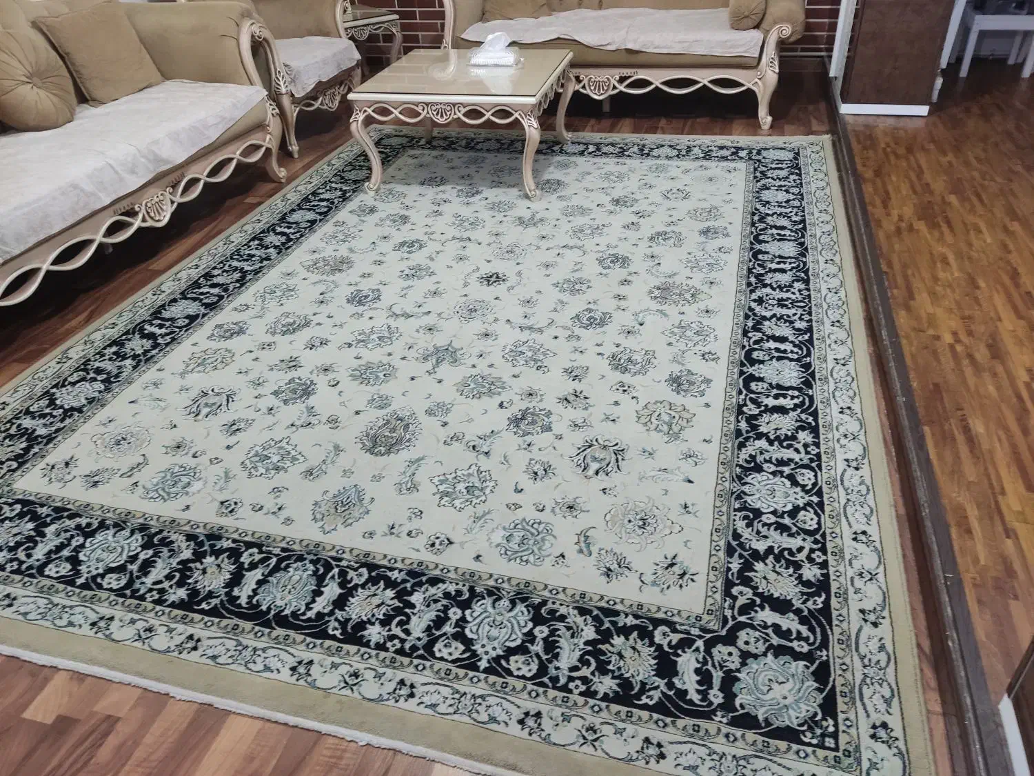 فرش  ماشینی ۹متری قالی سلیمان|فرش|لاهیجان, گلستان|دیوار