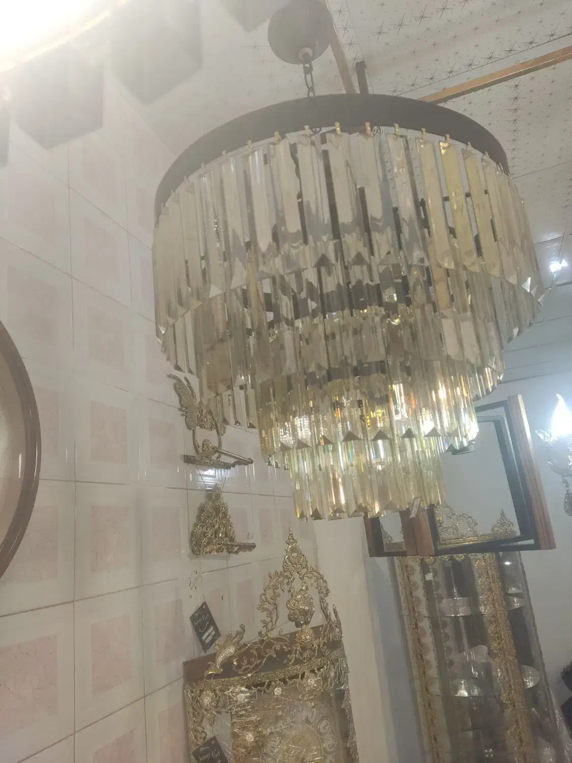 دنیای لوستر و برنزی رضایی|لوستر و چراغ آویز|کوهدشت, |دیوار