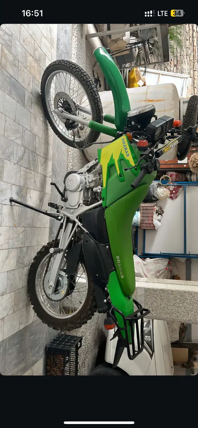 موتور تریل شهاب ۱۵۰ تازه ابندی|موتورسیکلت|ساری, |دیوار