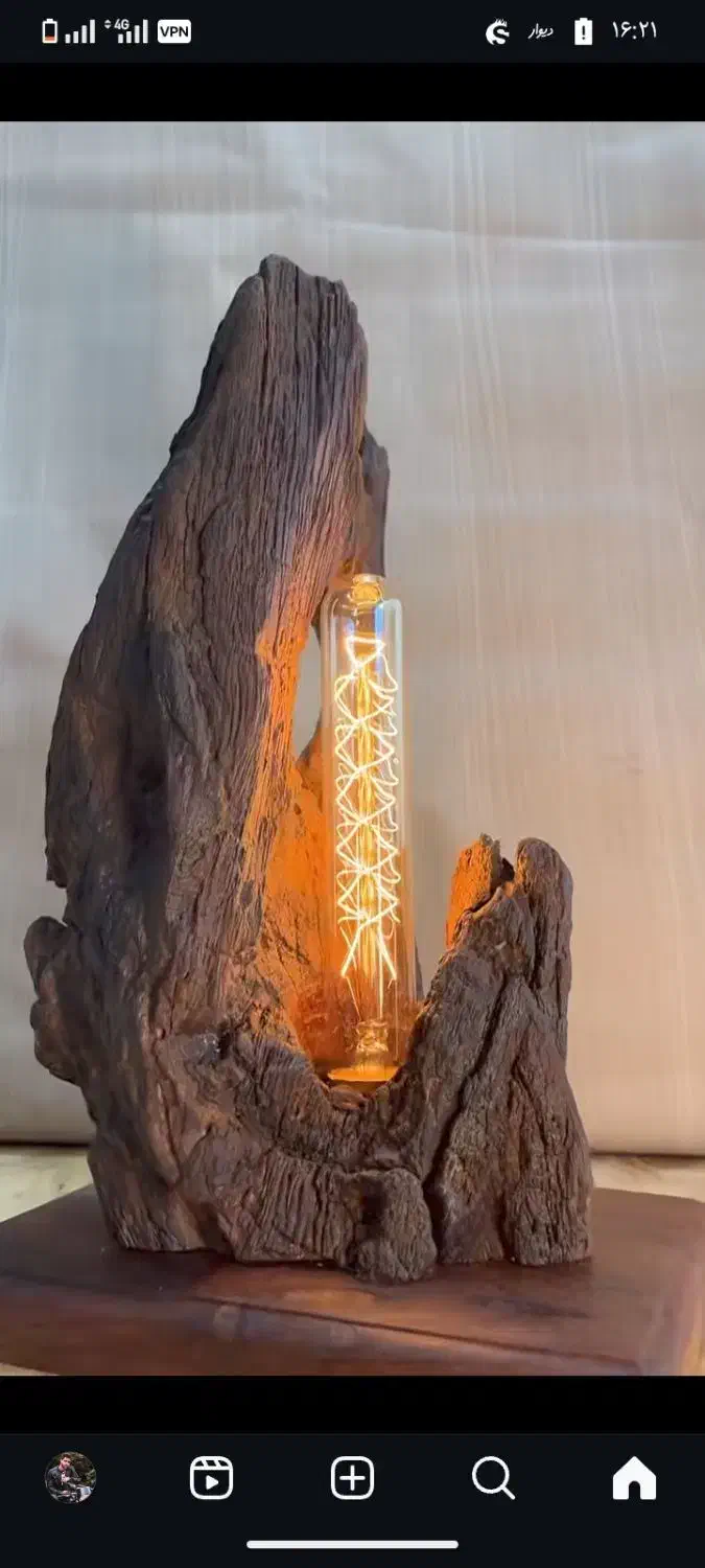 انواع تنوع لوستر دست ساز با بهترین طرح بهترین چوب|لوستر و چراغ آویز|کرمان, |دیوار