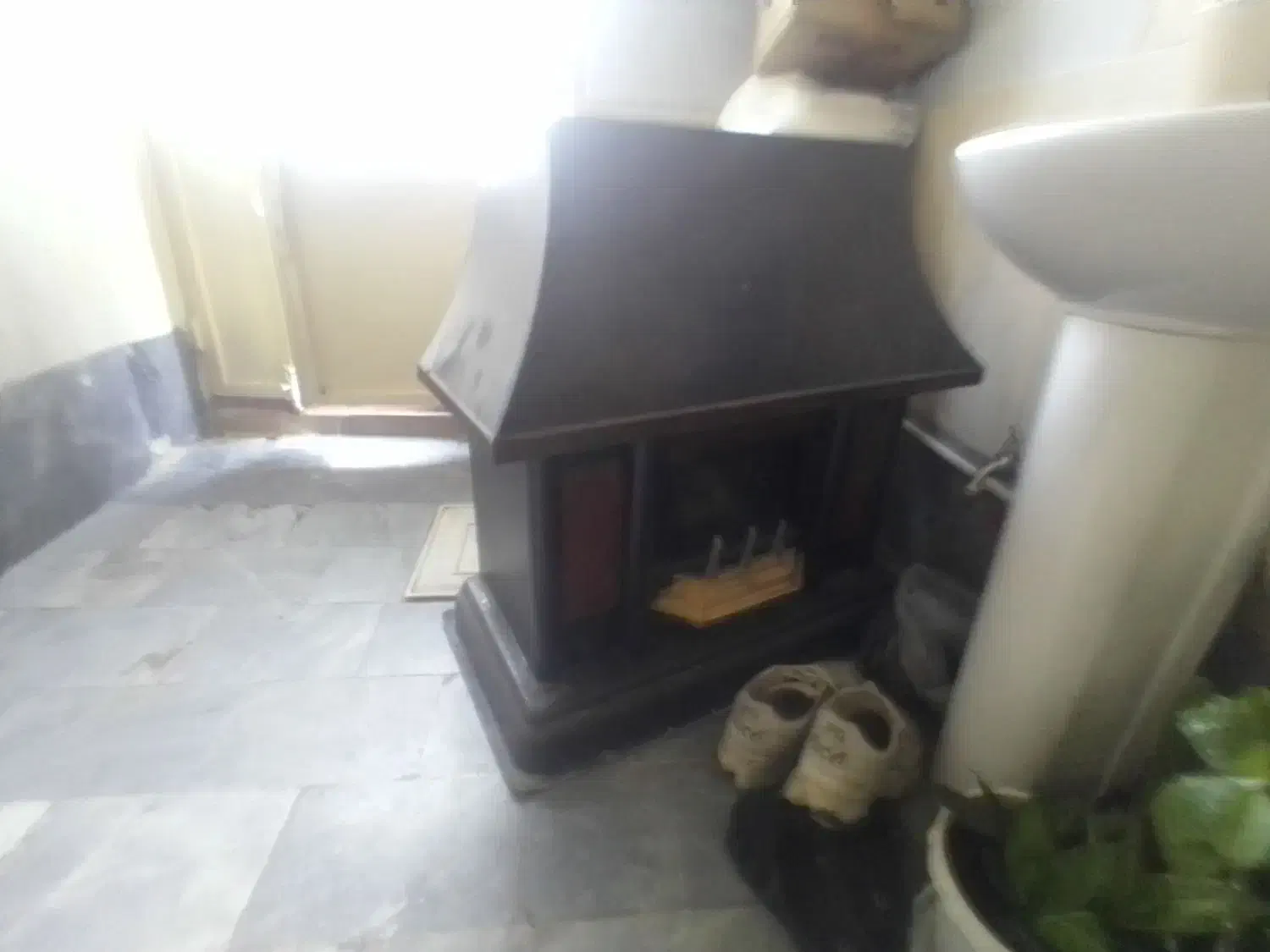 بخاری در حد صفر کار کرده|بخاری، هیتر، شومینه|خسروشاه, |دیوار