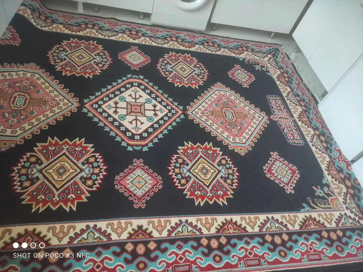 گلیم فرش ۹ متری|فرش|سنندج, |دیوار