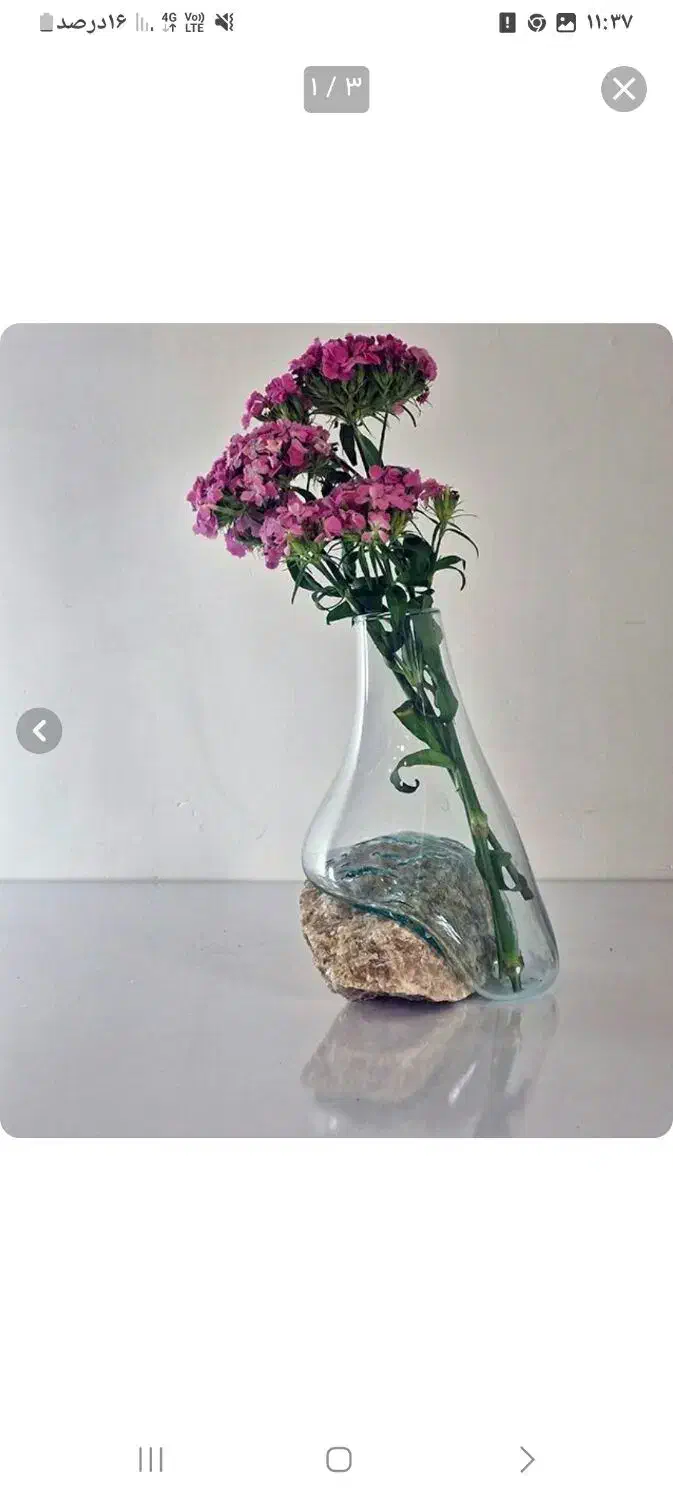 گلدان سنگی و شیشه ای|صنایع دستی و سایر لوازم تزئینی|کلات (خراسان), |دیوار