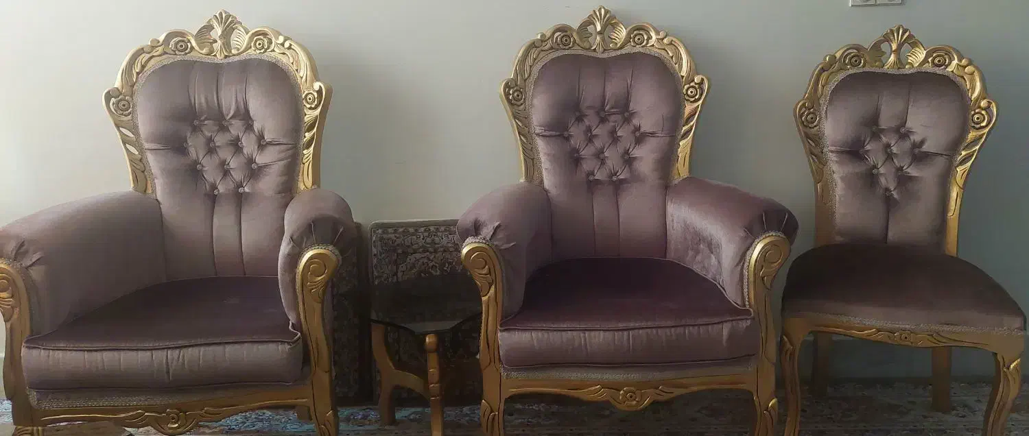 مبل استیل۹نفره|مبلمان خانگی و میز عسلی|قم, کلهری|دیوار