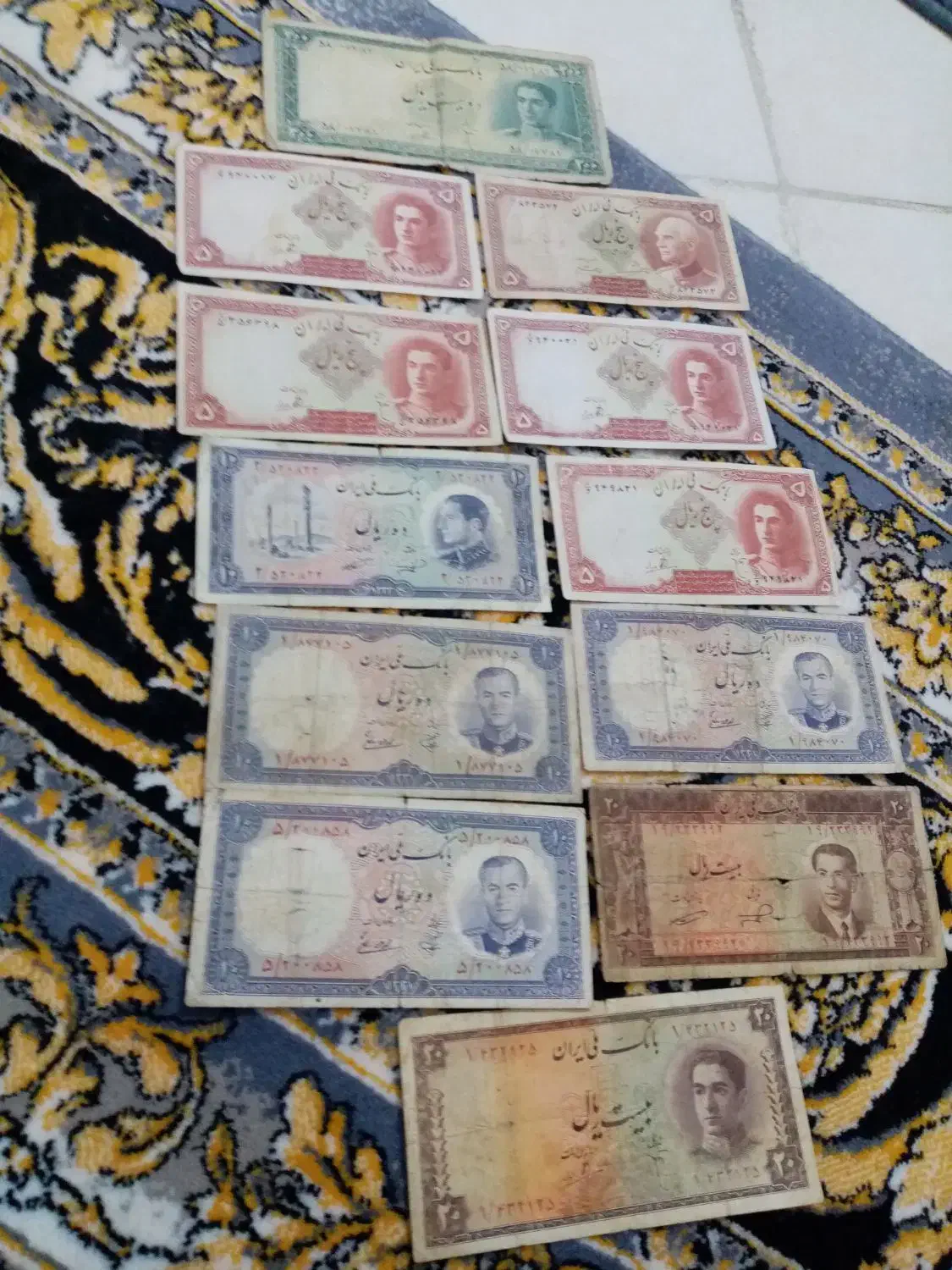 اسکناس قدیمی|کلکسیون سکه، تمبر، اسکناس|ارومیه, |دیوار