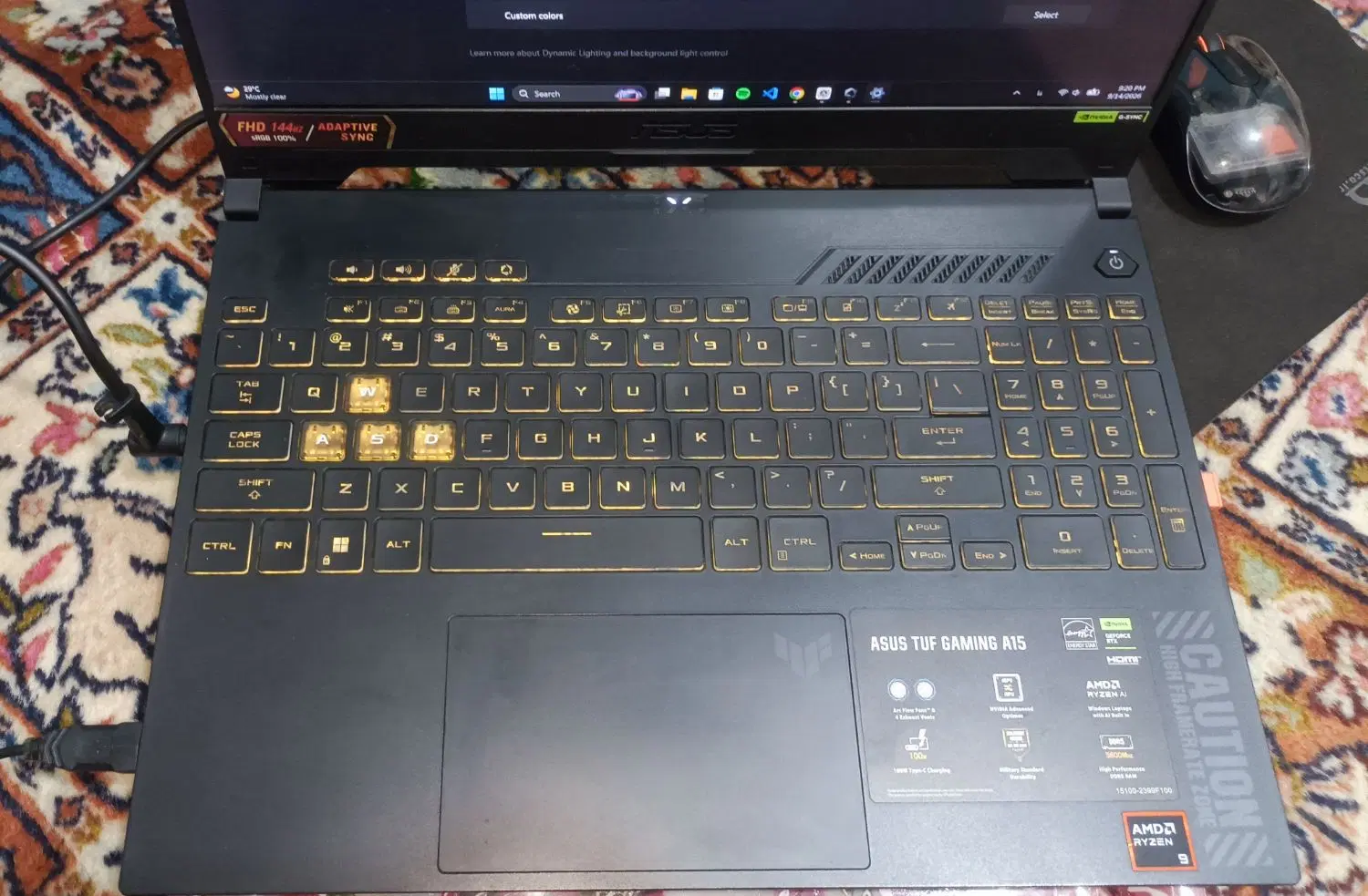 لپتاپ asus tuf A 15|رایانه همراه|تهران, انبار نفت|دیوار