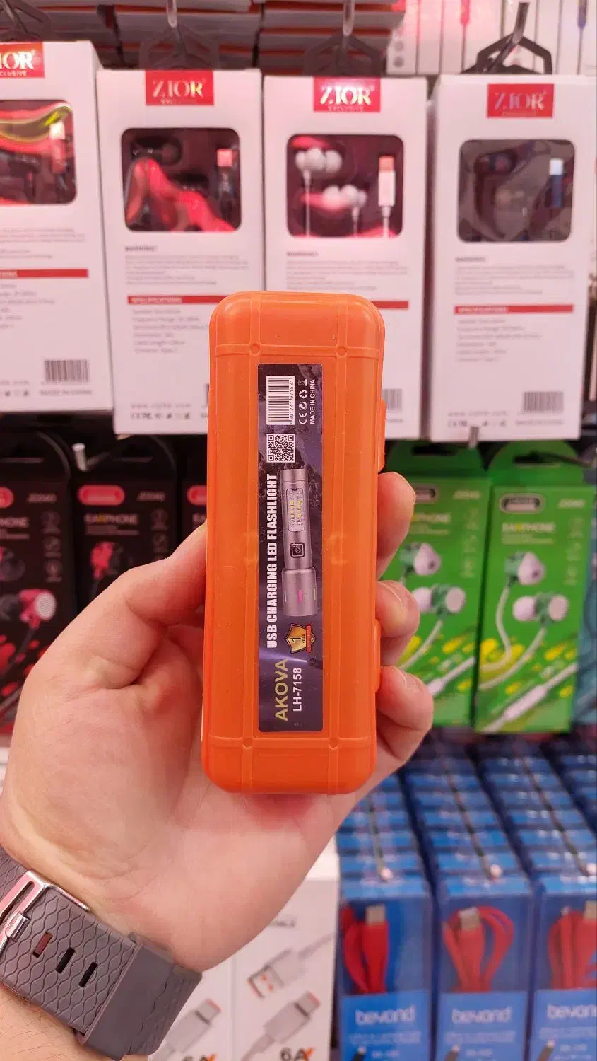 چراغ قوه شارژی برند AKOVA|کوهنوردی و کمپینگ|سنندج, |دیوار