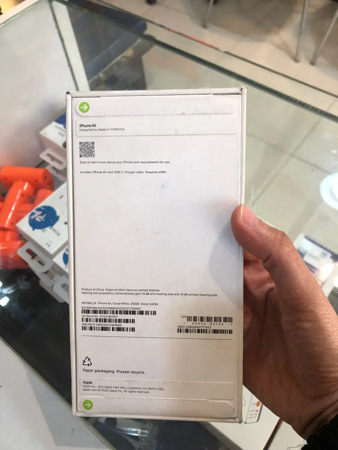 آیفون 17Air حافظه۲۵۶گیگ پلمپ|موبایل|مشهد, هفت تیر (آب و برق)|دیوار