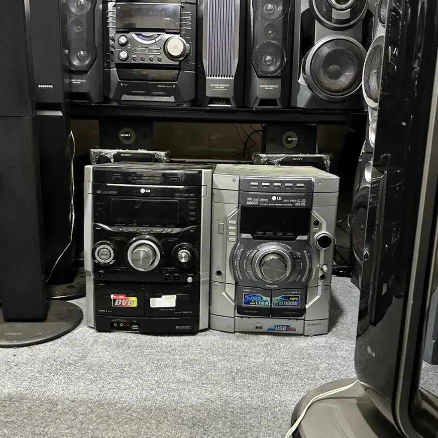 کلگی ال جی ۱۱۰۰۰وات فلش خور فابریک مشکی و نقره ای|سیستم صوتی خانگی|گرگان, |دیوار