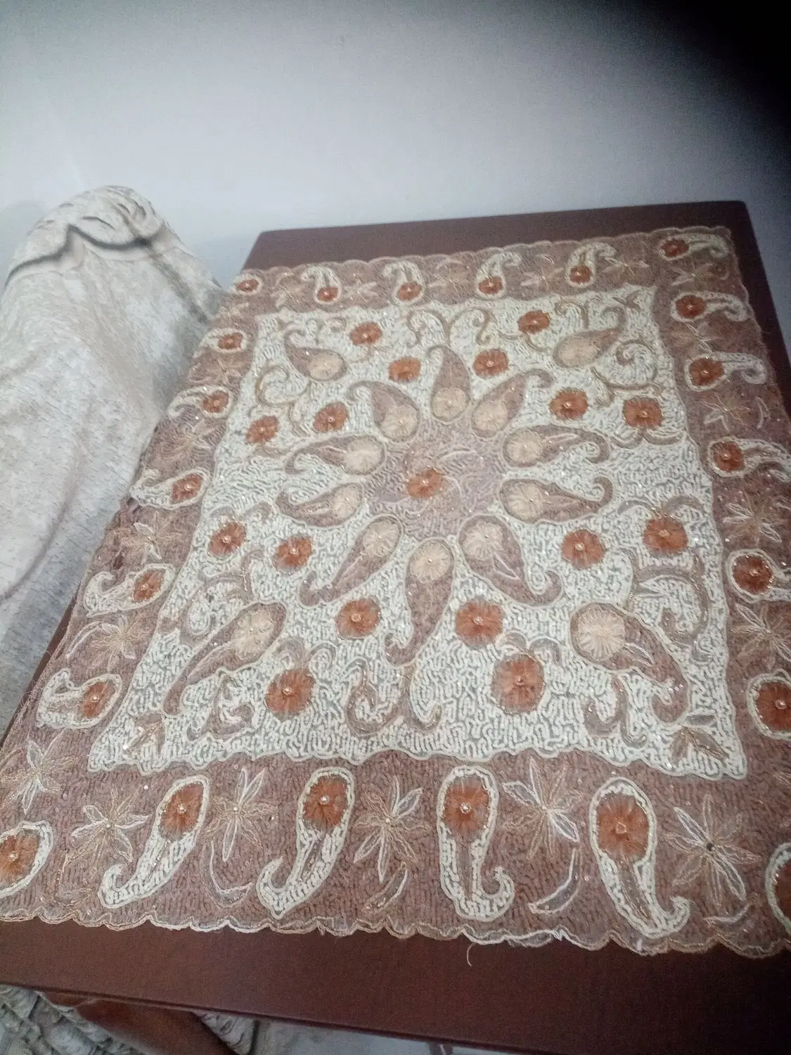 رومیزی سرمه دوزی|پرده، رانر، رومیزی|تهران, زهتابی|دیوار