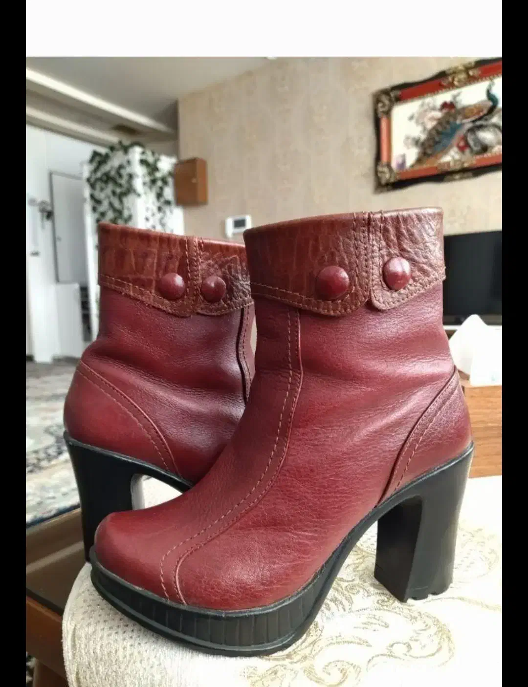 پوتین چرم|کیف، کفش، کمربند|ری, سرتخت|دیوار