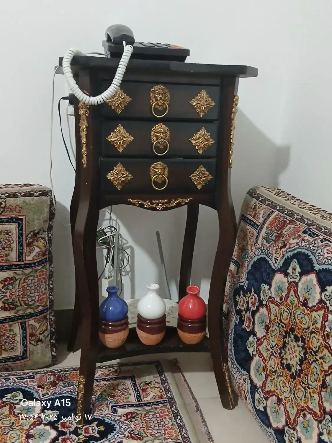 میز تلفن وساعت ایستاده|میز تلفن|سنندج, |دیوار