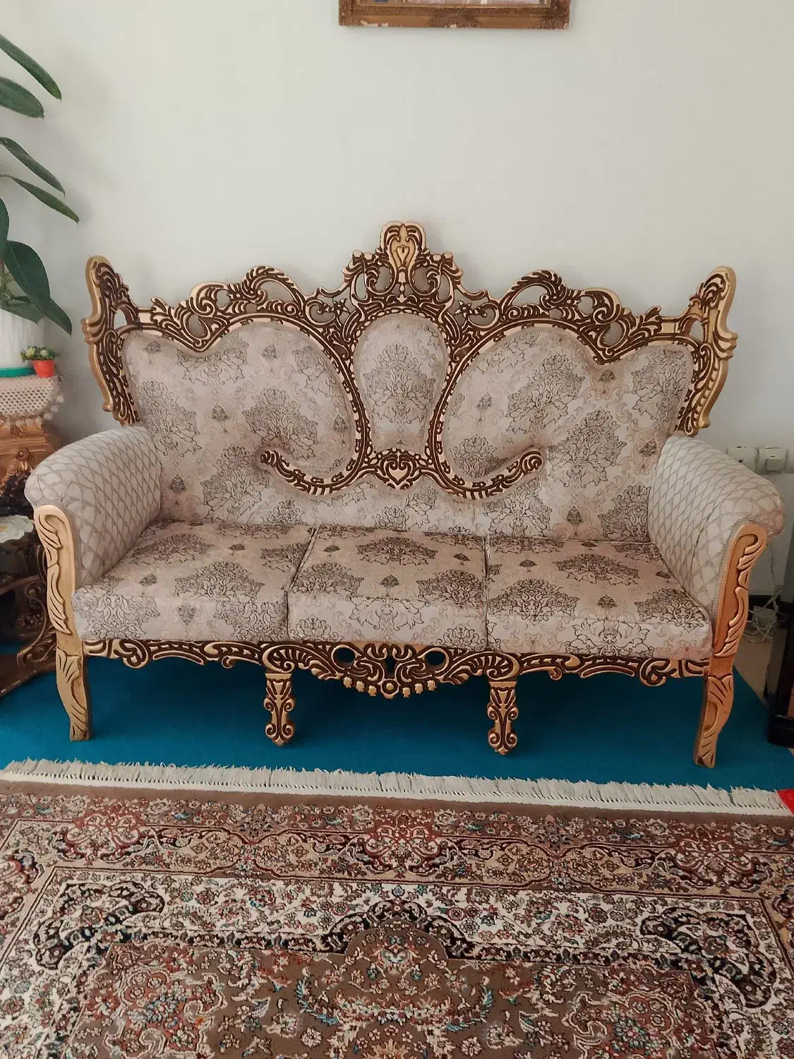 یه دست مبل 7 نفره|مبلمان خانگی و میز عسلی|بومهن, |دیوار