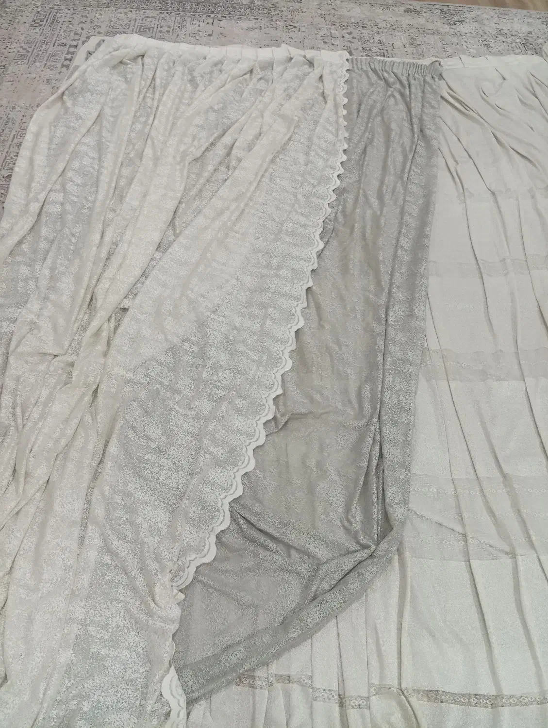 پرده سه تیکه|پرده، رانر، رومیزی|اهواز, رسالت|دیوار