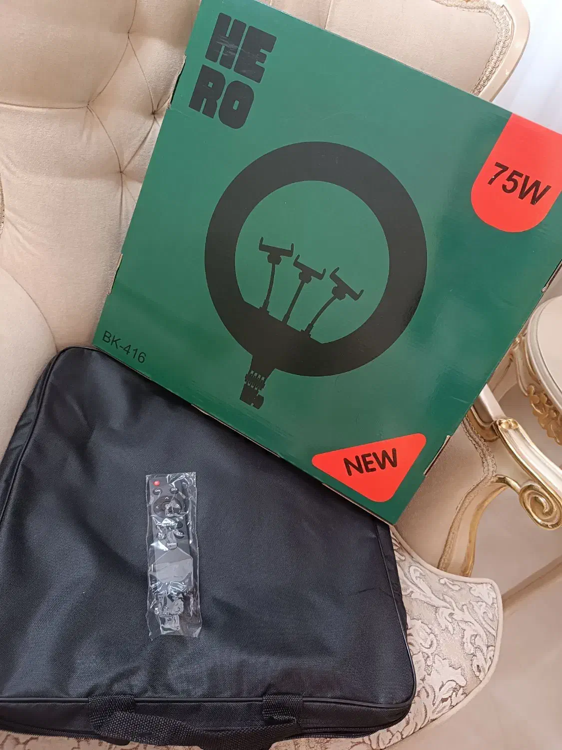 رینگ لایت برندHERO|دوربین عکاسی و فیلم‌برداری|نیشابور, هفده شهریور|دیوار