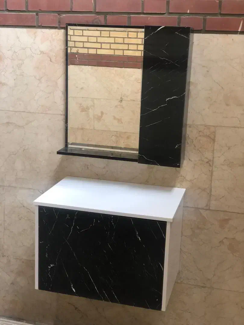 روشویی کابینتی مشکی باست آینه درانواع چشنواره فروش|لوازم سرویس بهداشتی|شاهین‌شهر, خانه کارگر|دیوار