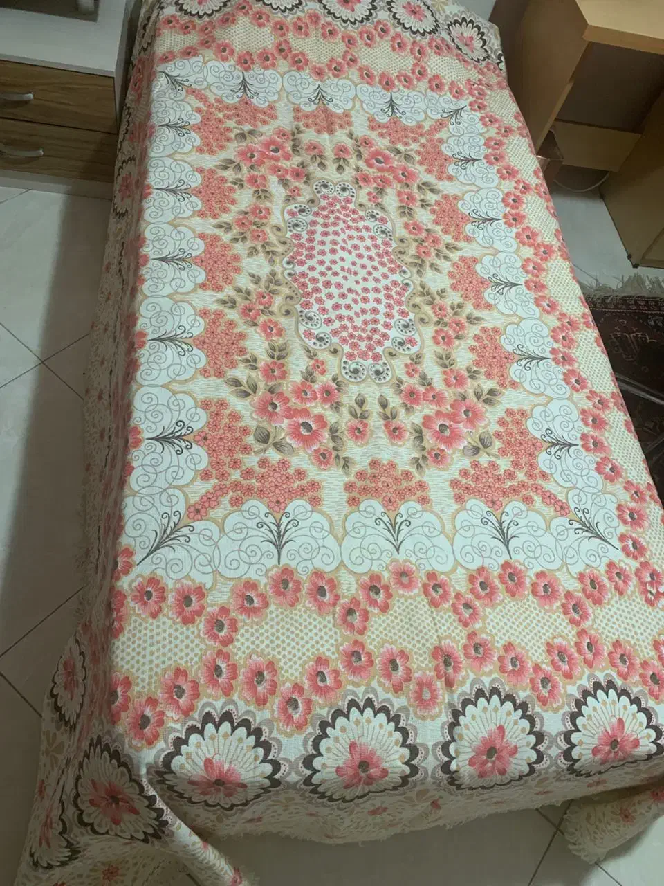 روتختی دونفره نو  کتان پنبه ای|سرویس روتختی|شیراز, فضل‌آباد|دیوار