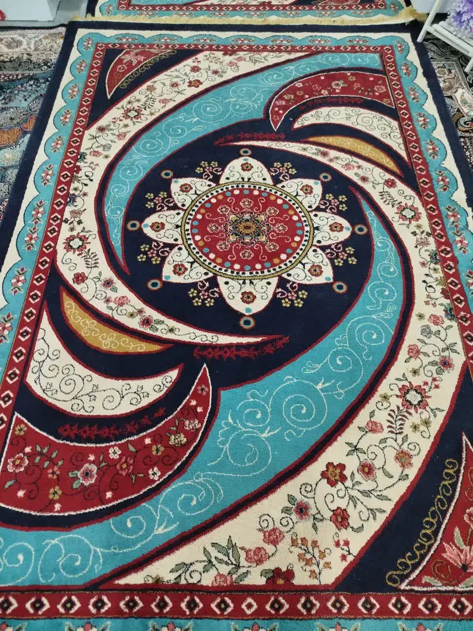 دو عدد گلیم فرش|گلیم، جاجیم، گبه|نورآباد, |دیوار