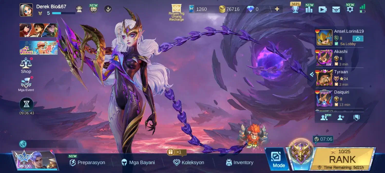 اکانت موبایل لجندز تغییر نام هم دارد|کنسول، بازی ویدئویی و آنلاین|اصفهان, الهیه|دیوار