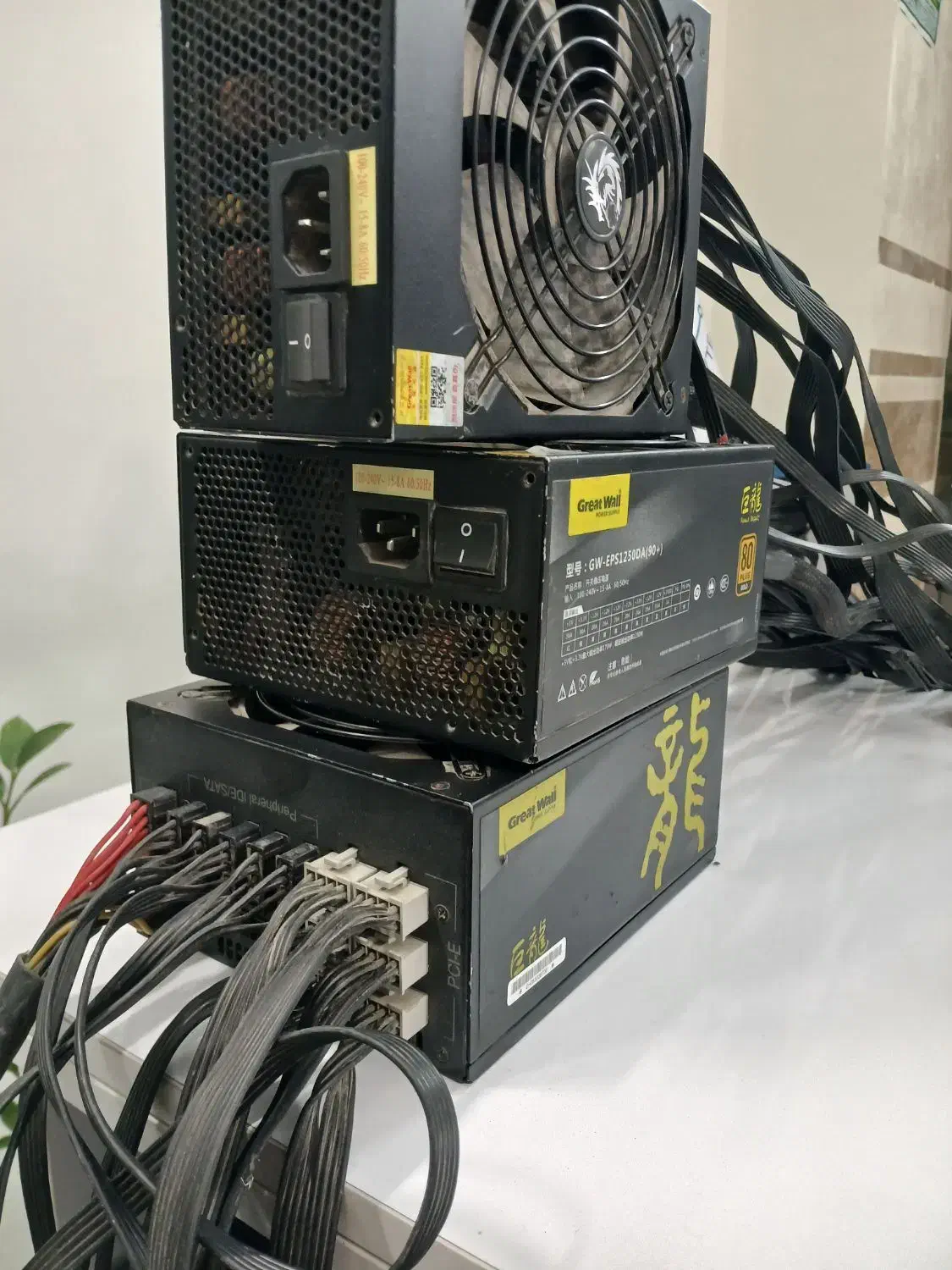 پاور 1250w great wall|قطعات و لوازم جانبی رایانه|شهریار, شهرک وائین|دیوار