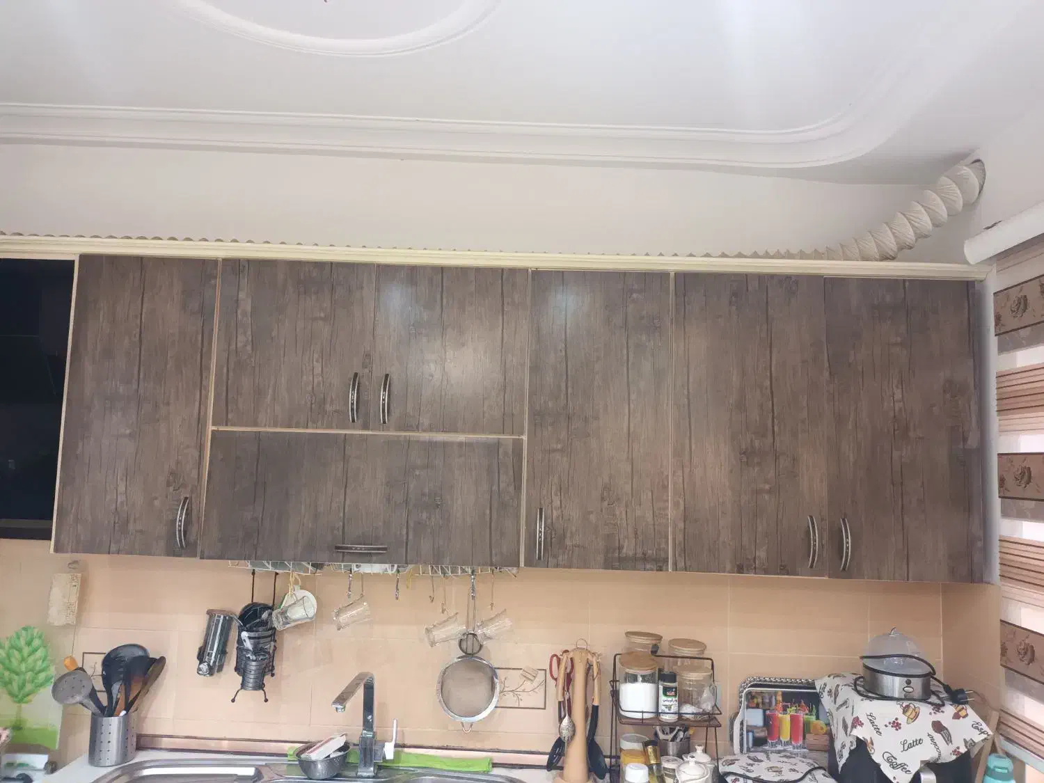 کابینت ام دی اف دست دو تمیز|کتابخانه، شلف، قفسههای دیواری|لاهیجان, خمیر کلایه|دیوار