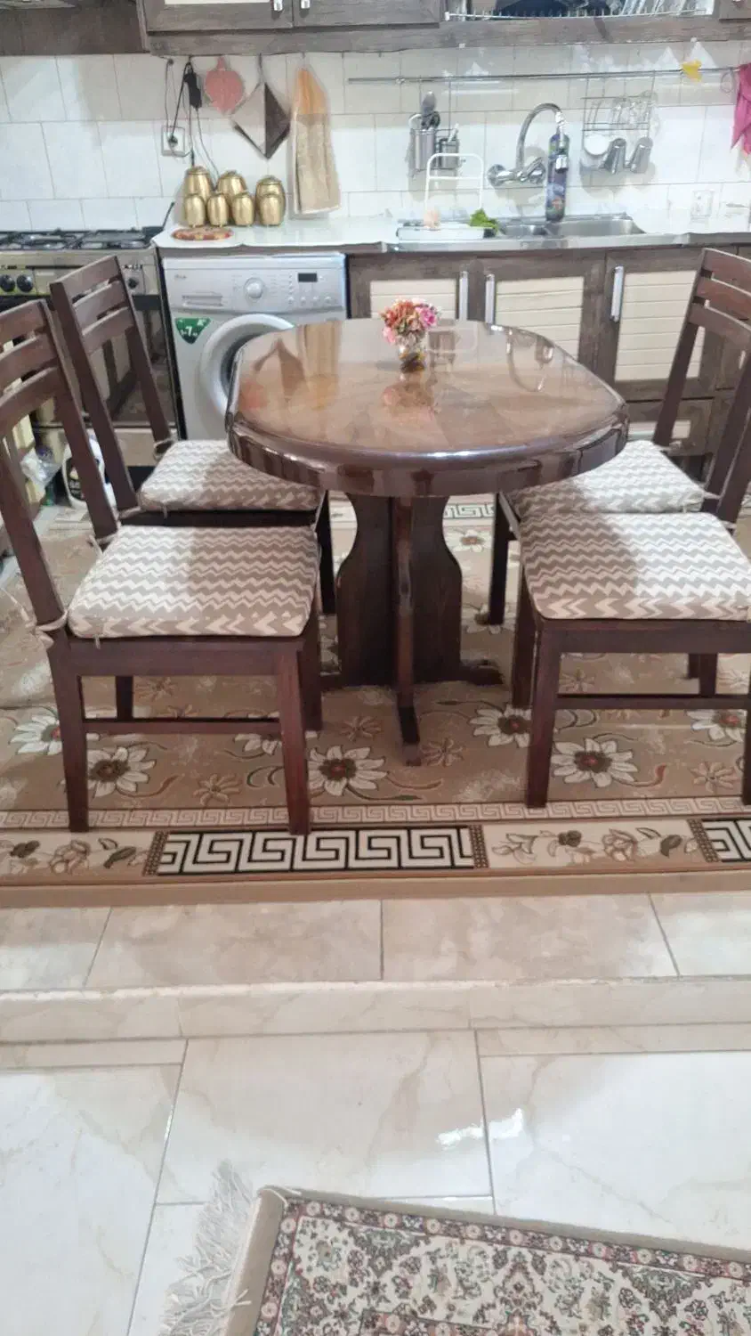 میز نهار خوری|میز و صندلی غذاخوری|اندیشه, شهرک کوثر|دیوار