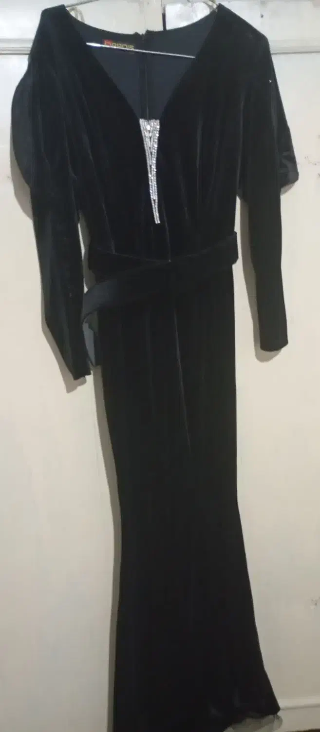 پیراهن مجلسی ماکسی  وشلوار کرپ راسته نو|لباس|لاهیجان, شهرک سلمان فارسی|دیوار