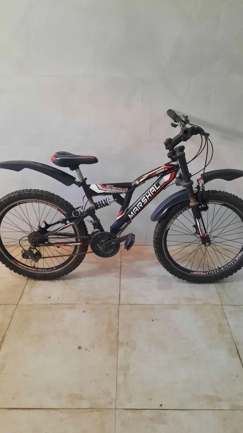 دوچرخه ۲۴ دنده ای برند مارشال درحد نو|دوچرخه، اسکیت، اسکوتر|کرج, خرمدشت|دیوار